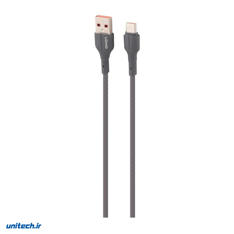 کابل تایپ سی فست شارژ 25 وات الدینیو LS851 طول 1 متر